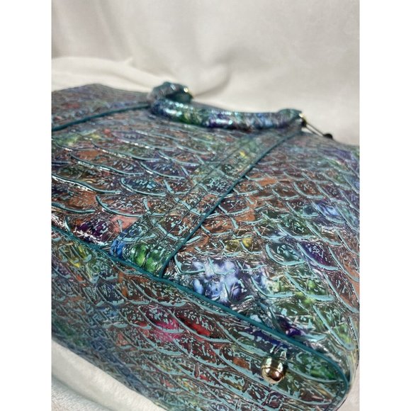 NWT Brahmin Large Duxbury Frisky Montego Leather Satchel & Veronica Wallet - Picture 6 of 12